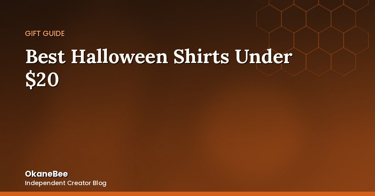 Best Halloween Shirts Under $20