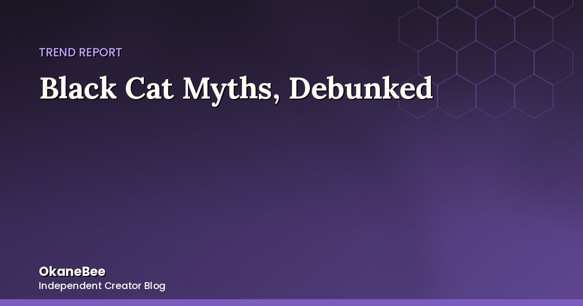 Black Cat Myths, Debunked (They're Actually Good Luck)
