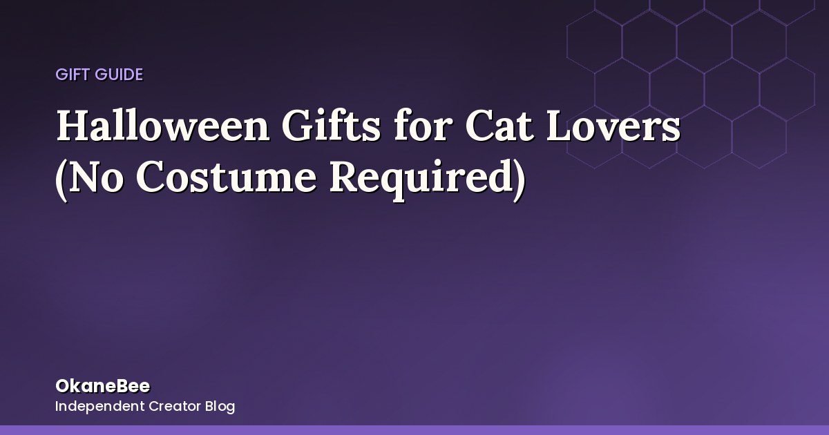 Halloween Gifts for Cat Lovers (That Aren't a Costume)