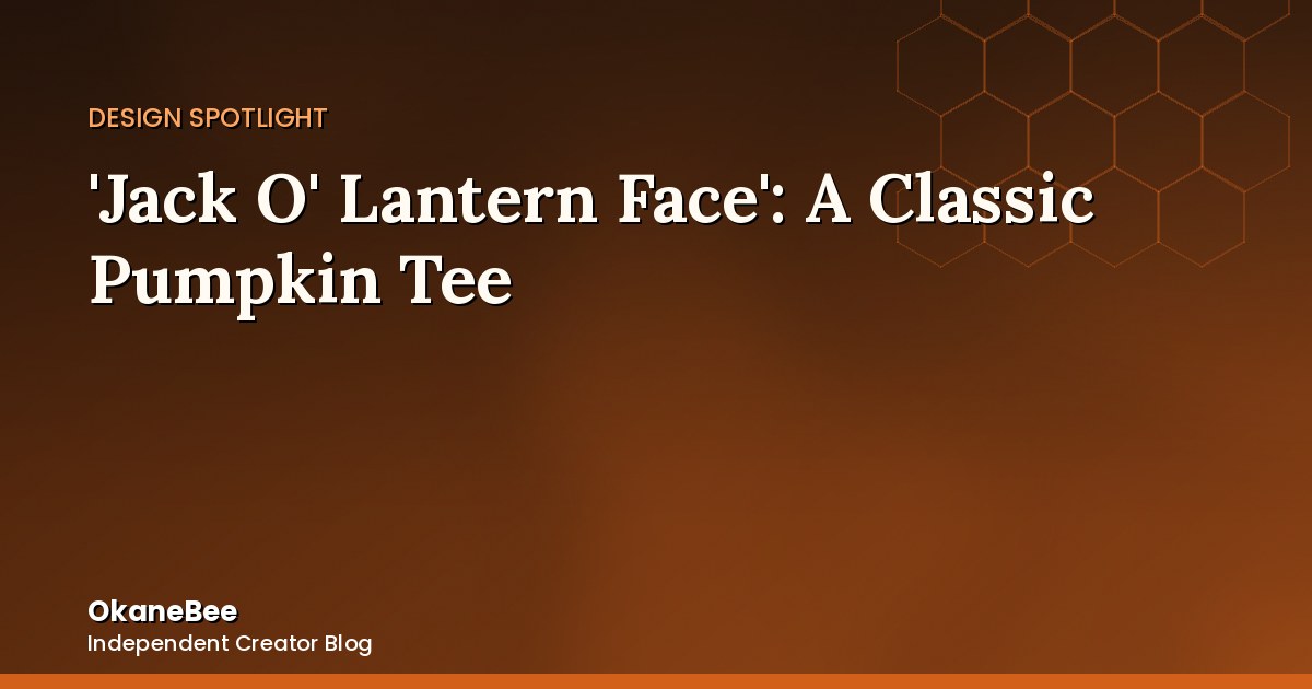 'Happy Halloween Spooky Jack O' Lantern Face': The Collection's Most Traditional Symbol