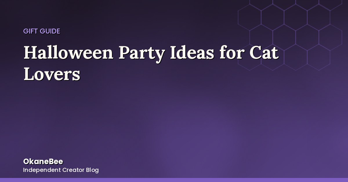 Halloween Party Ideas for Cat Lovers