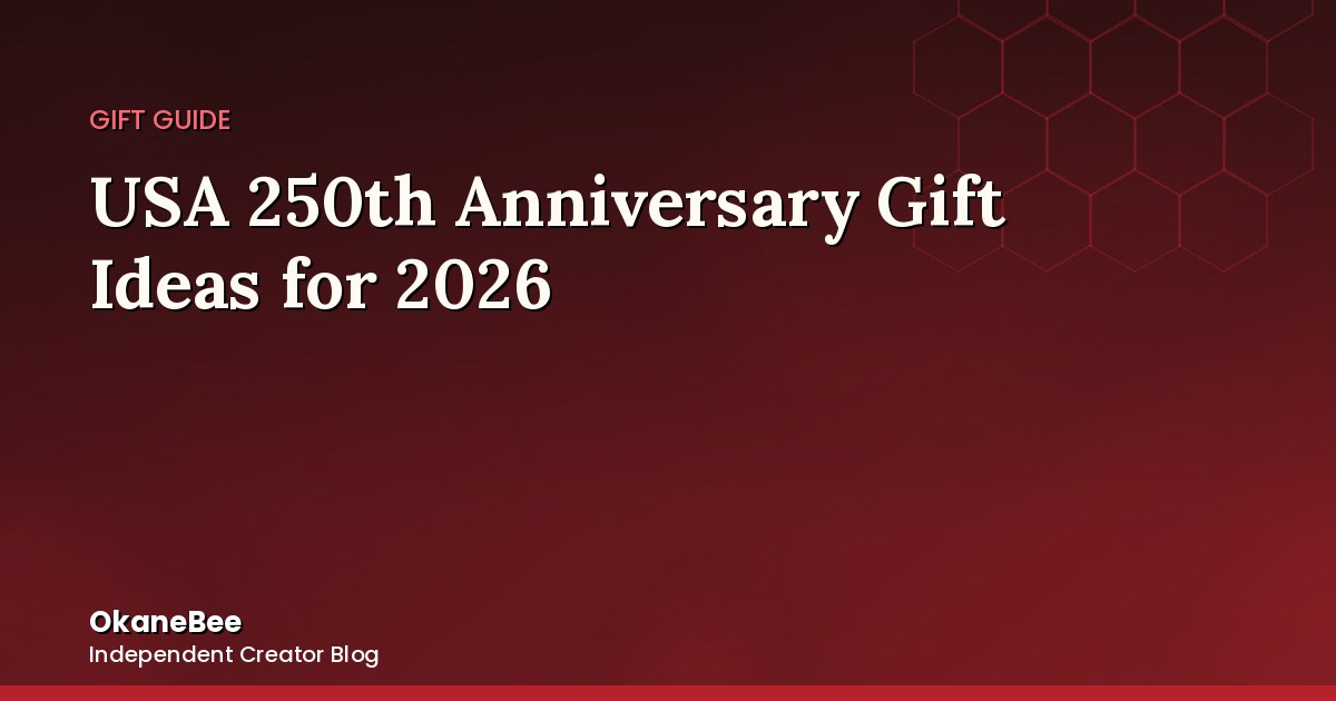 USA 250th Anniversary Gift Ideas for 2026